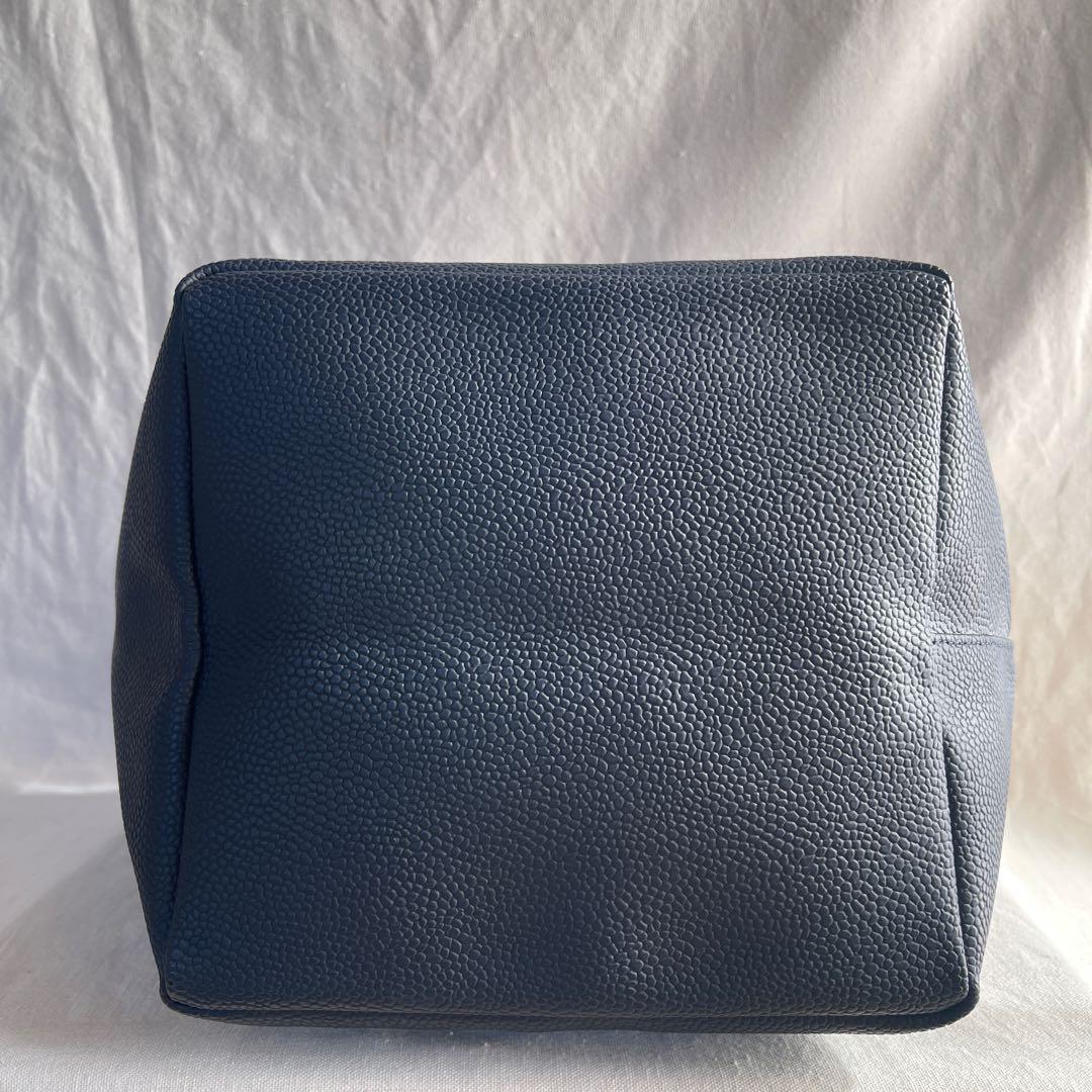 美品 エルベシャプリエ 707gp ネイビー×ネイビー コーテッドキャンパス