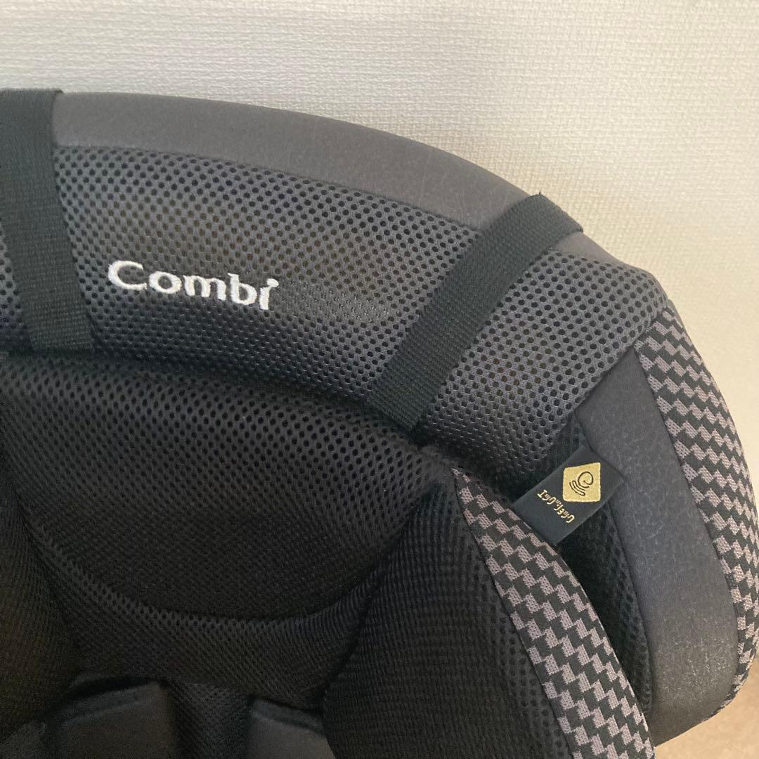 美品　コンビ ジョイトリップ エアスルー GG ブラック ジュニアシート