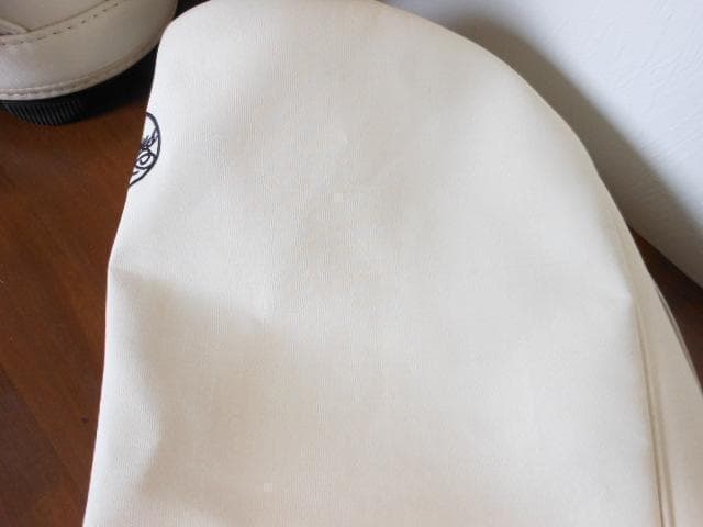 M・Uスポーツ　キャンバス風キャディバッグ　アイボリー　63,800円