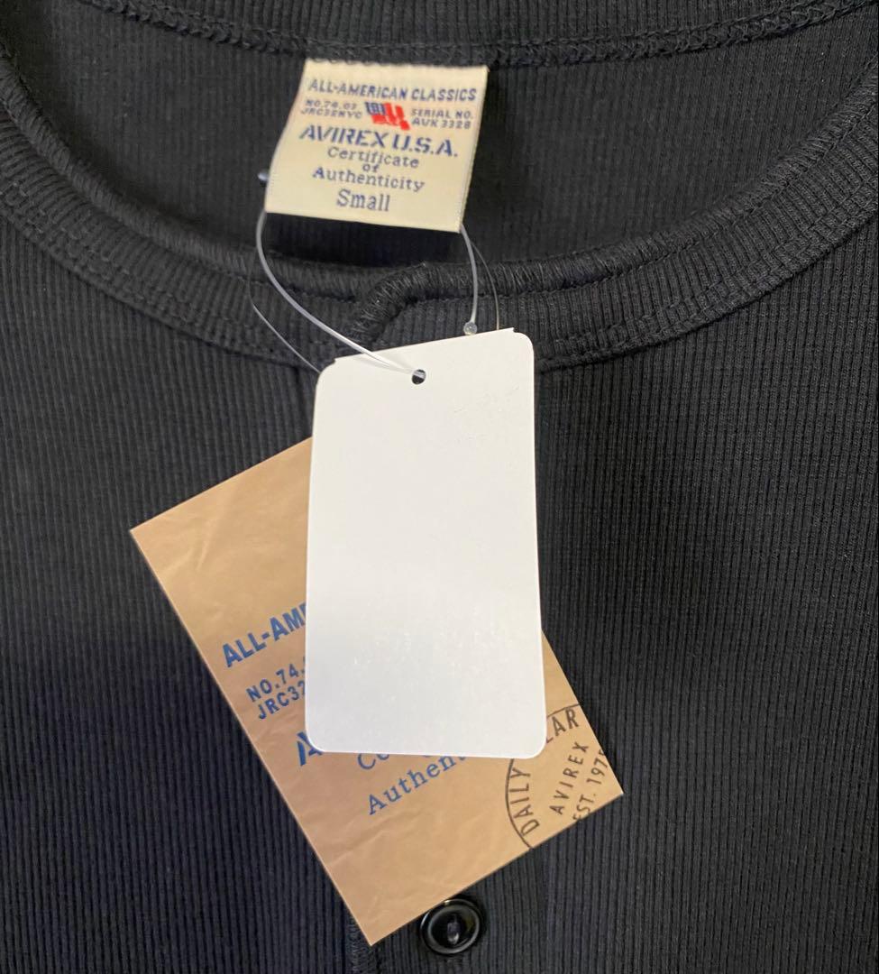 AVIREX ヘンリーネック Tシャツ アヴィレックス