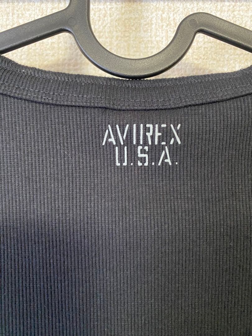 AVIREX ヘンリーネック Tシャツ アヴィレックス