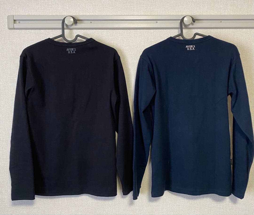 AVIREX ヘンリーネック Tシャツ アヴィレックス
