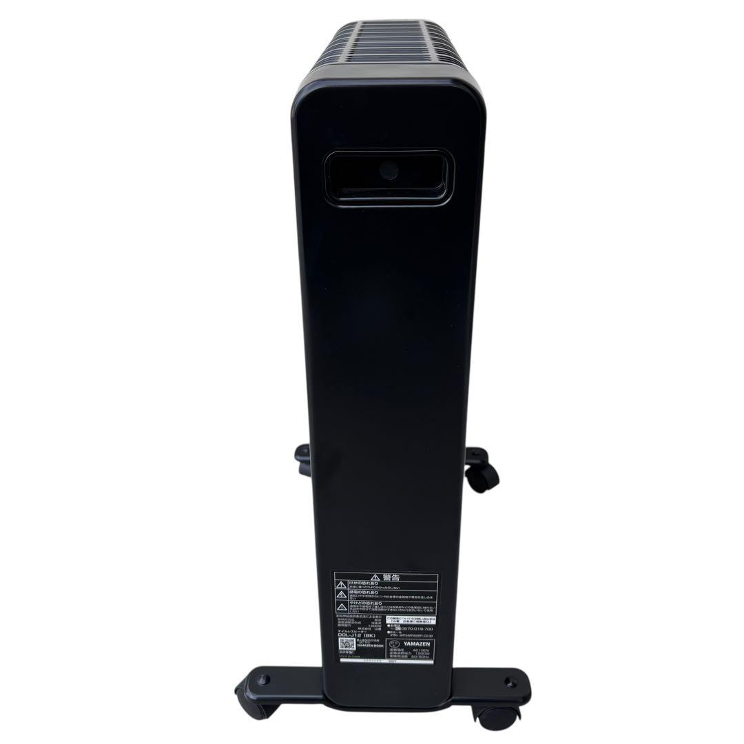 YAMAZEN 山善 オイルレスヒーター DOL-J12(BK) 2022モデル