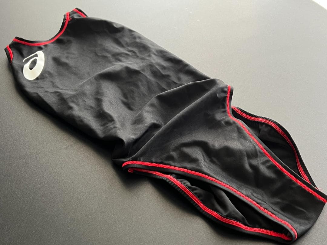 アシックス 2162A094 XS 競泳水着 ブラック