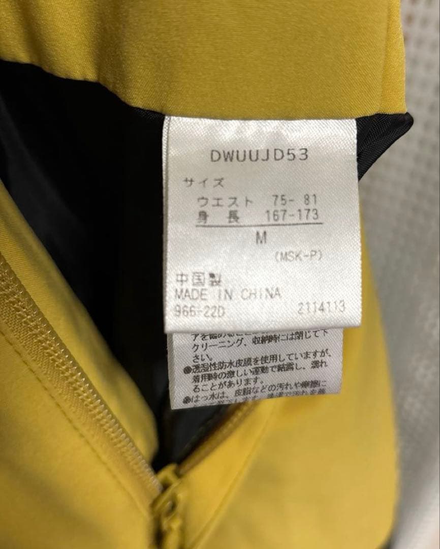 DESCENTE スキーウェア　Mサイズ　2022-2023 サルファーイエロー