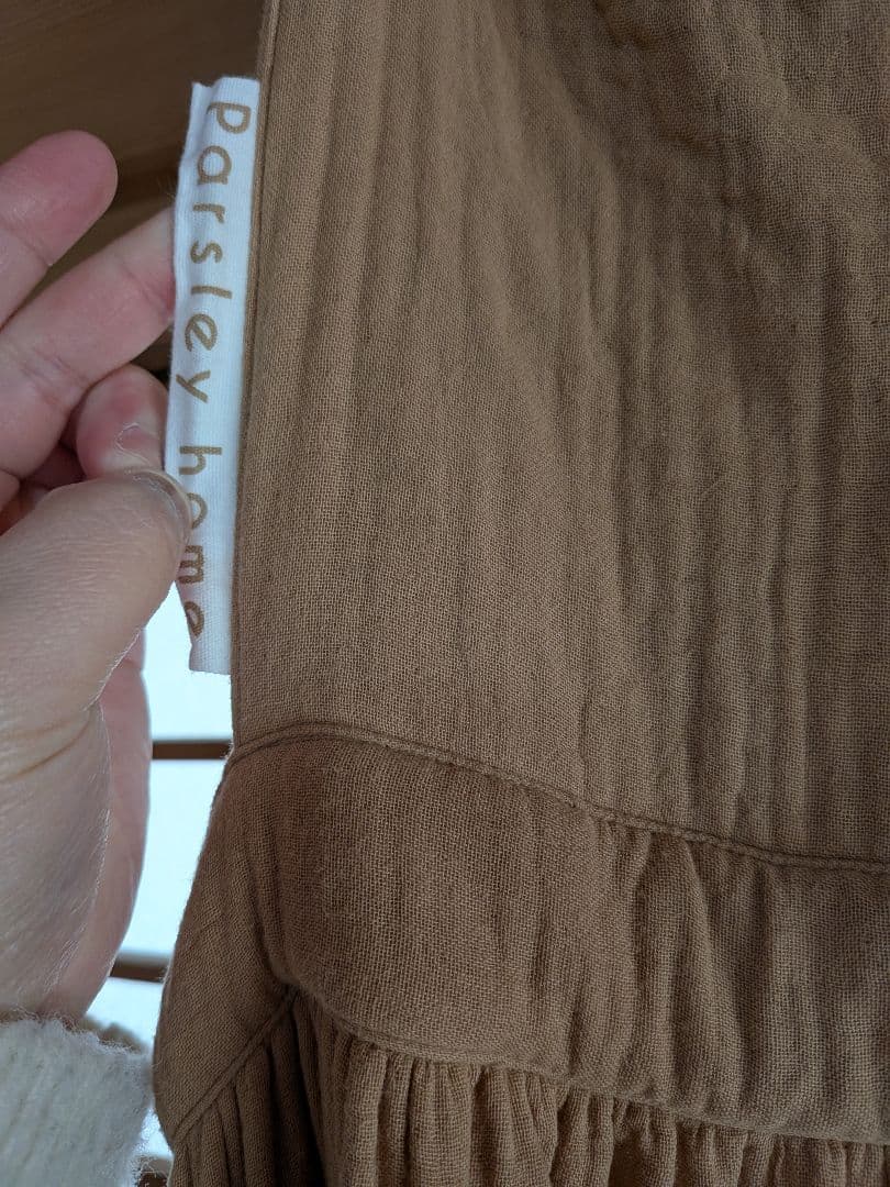 Parsleyエプロン　ブラウン