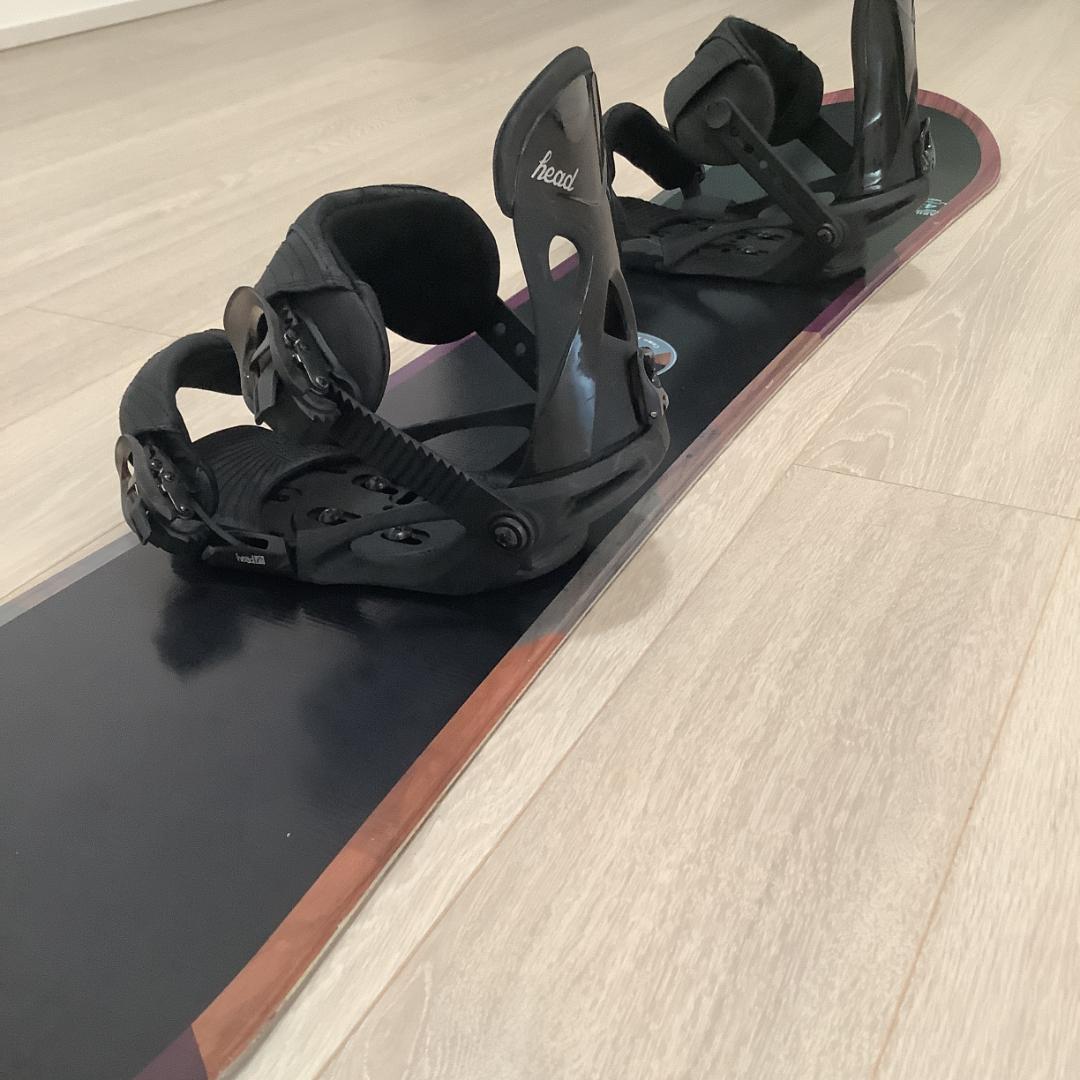 061 HEAD 143cmレディーススノーボード初心者やグラトリ向きセット