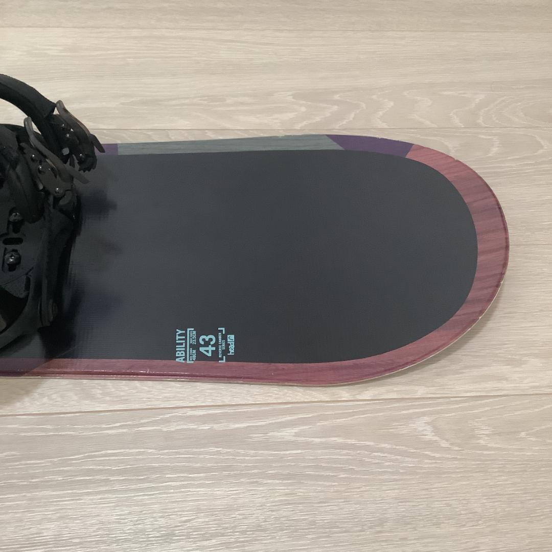 061 HEAD 143cmレディーススノーボード初心者やグラトリ向きセット