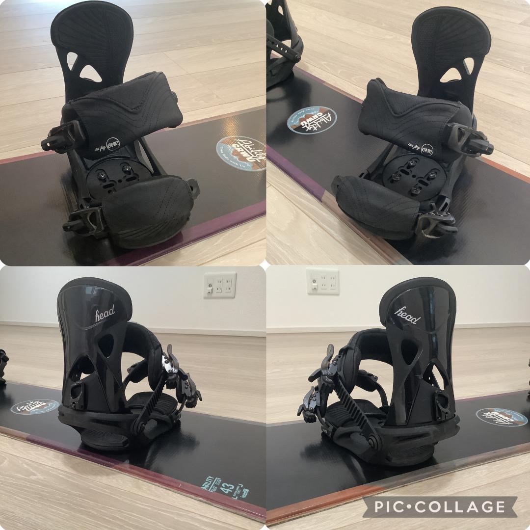 061 HEAD 143cmレディーススノーボード初心者やグラトリ向きセット