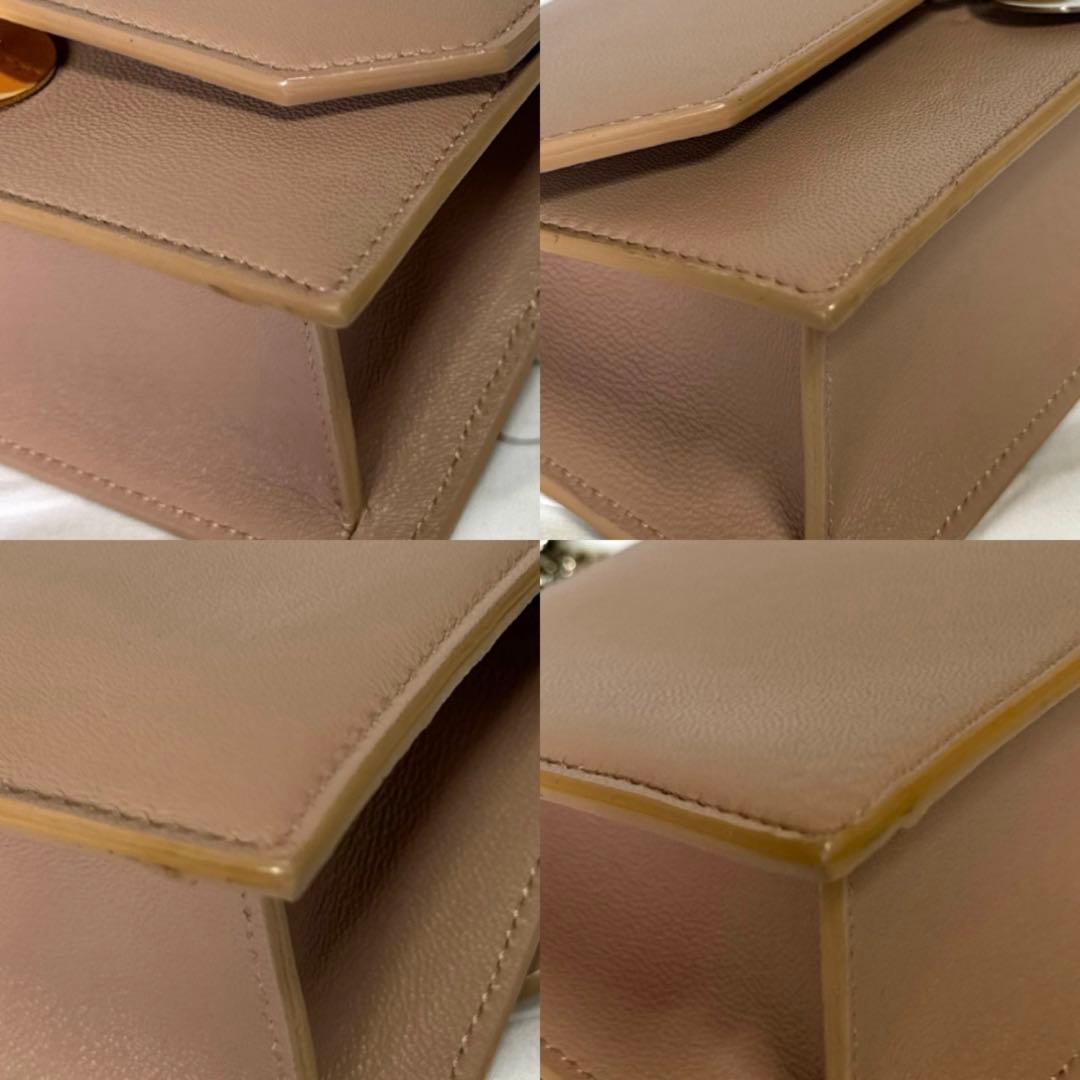 【美品】JIMMY CHOO FINLEY バレットピンク ショルダーバッグ