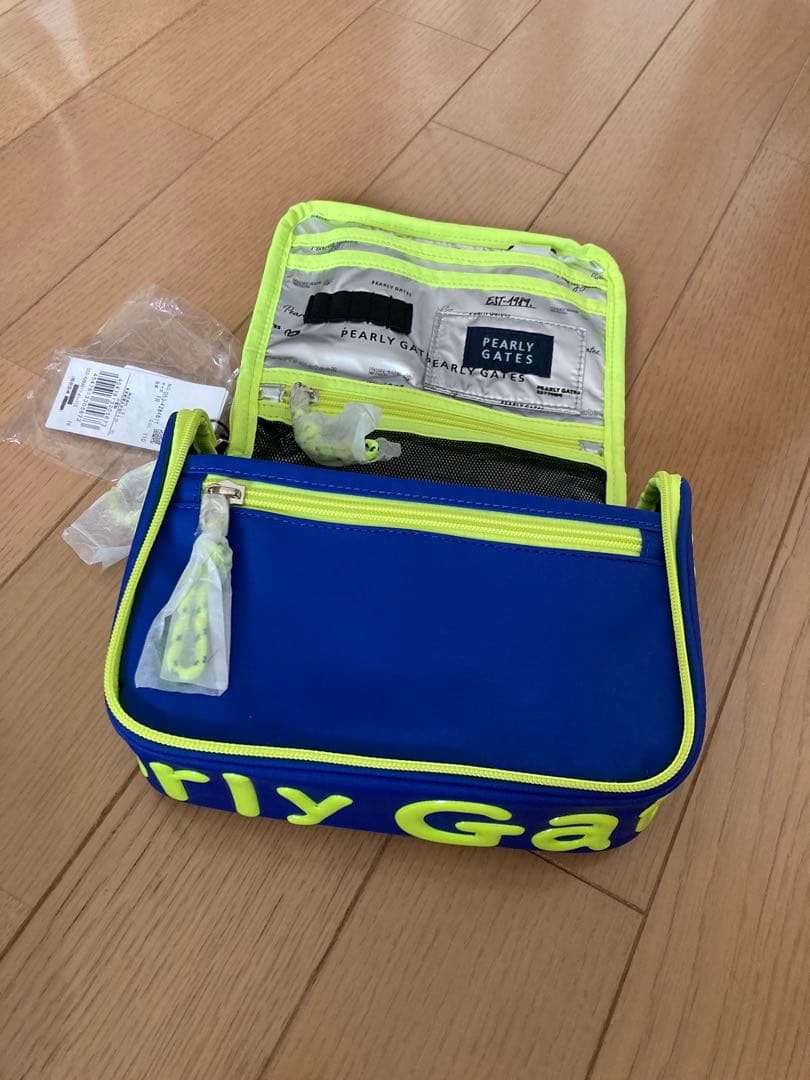 PEARLY GATES マルチポーチ パロディロゴ 小物収納 ゴルフ 小物入