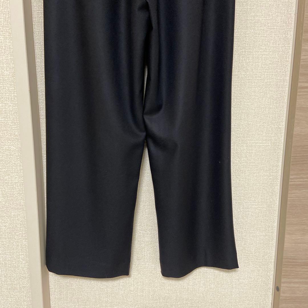 パンツ cornier Super140's WOOL MAT BELTED PANTS
