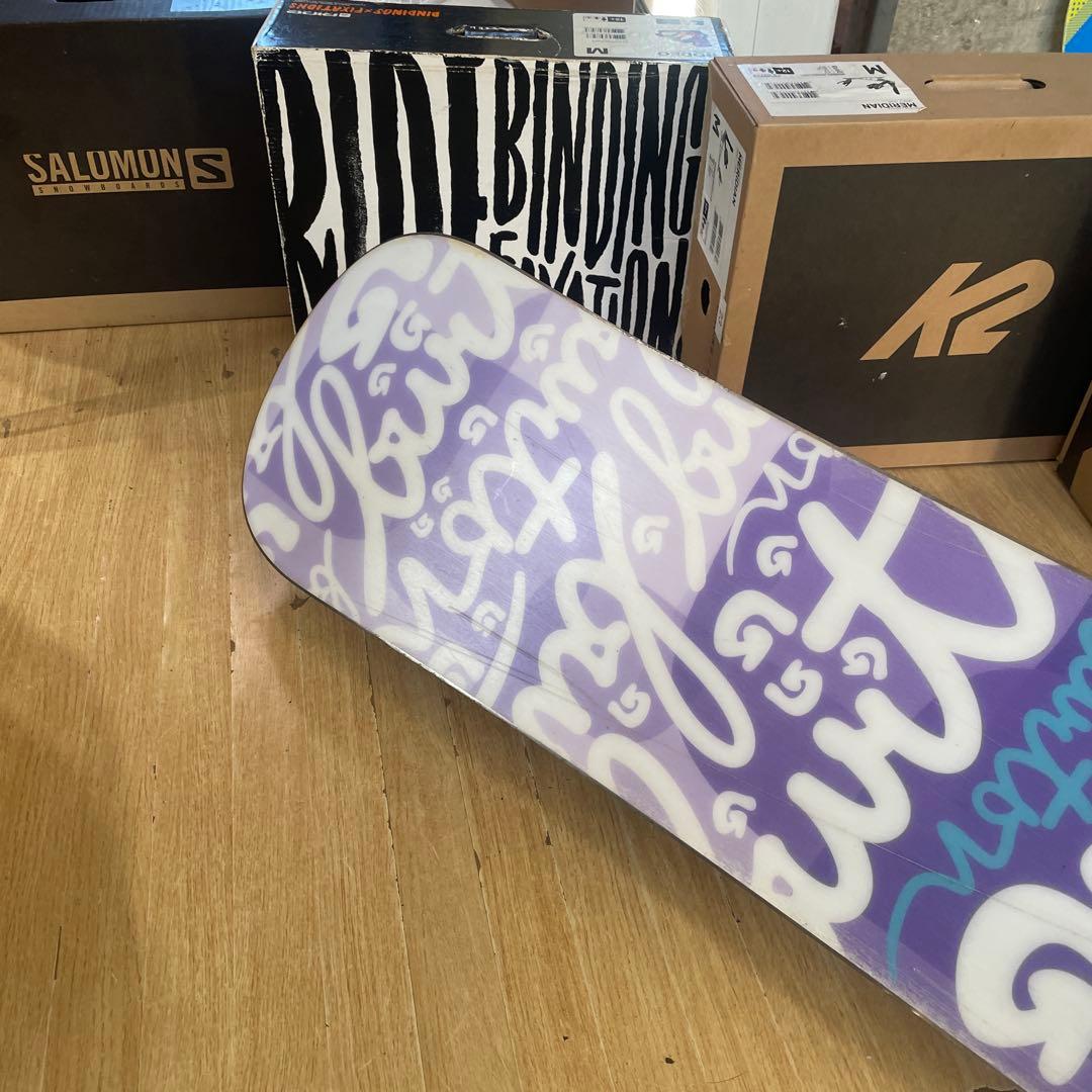 BURTON×FLOW　バートン　フロー　バインディング付　スノーボードセット