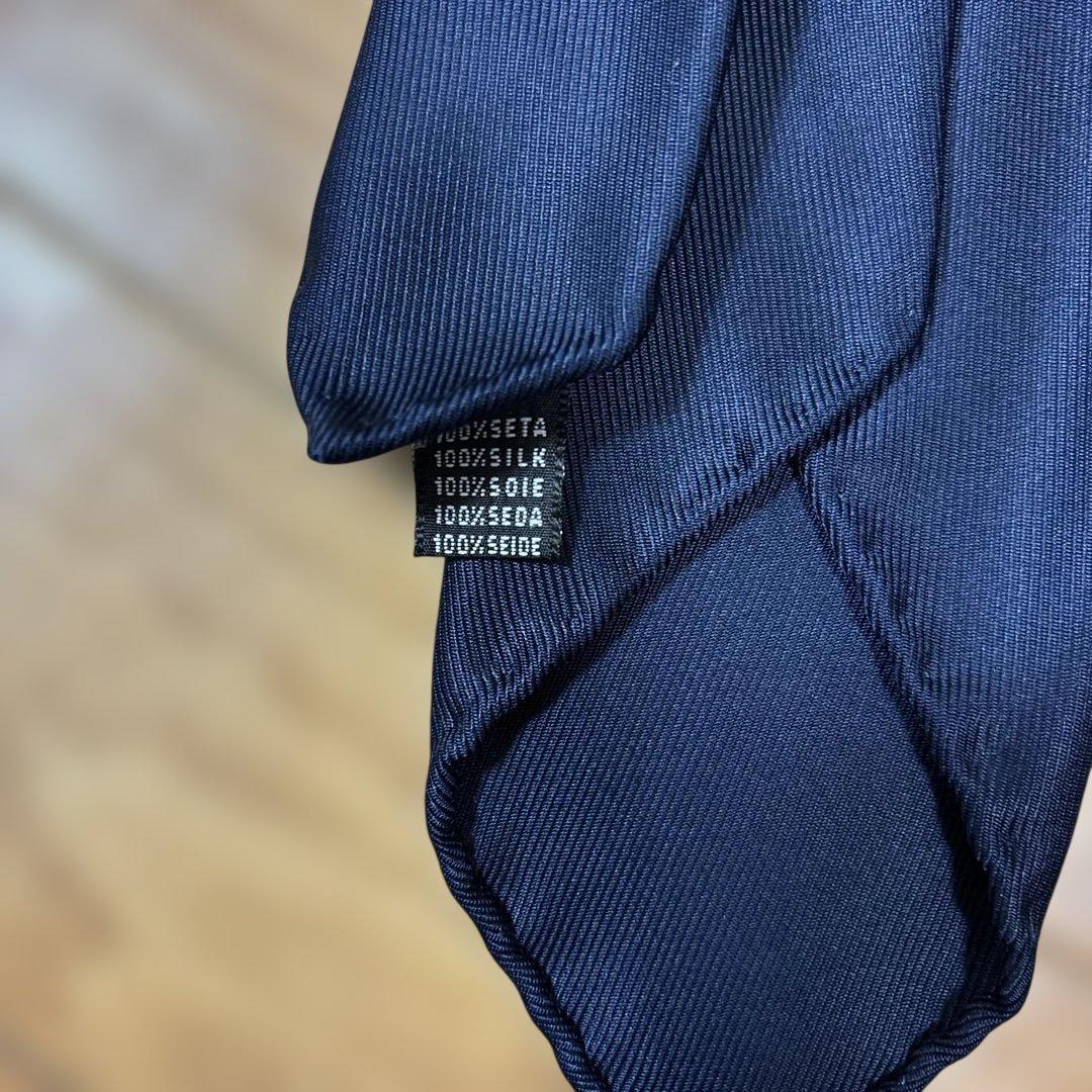 TIE YOUR TIE/FRANK SFODERATO ネイビーソリッド