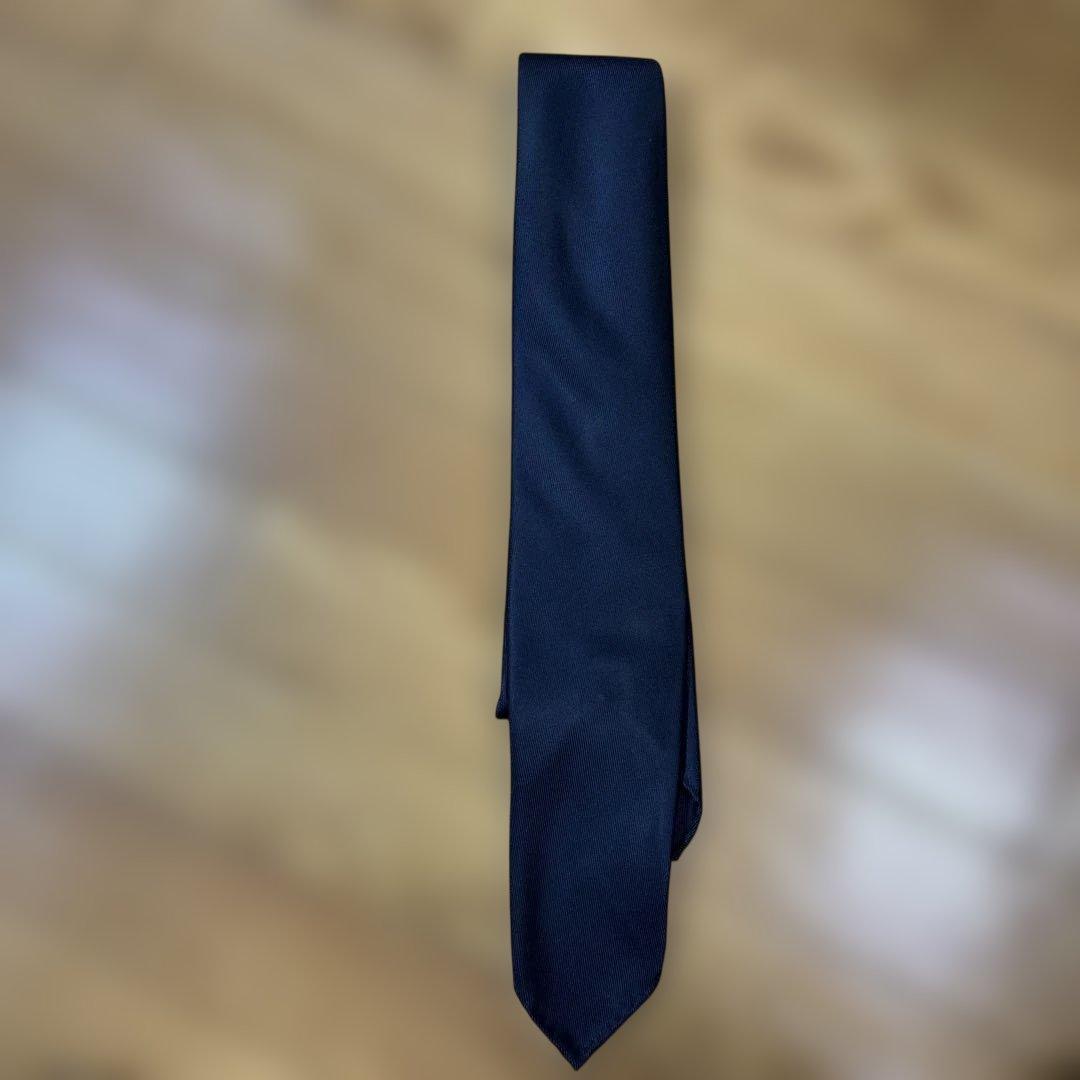 TIE YOUR TIE/FRANK SFODERATO ネイビーソリッド