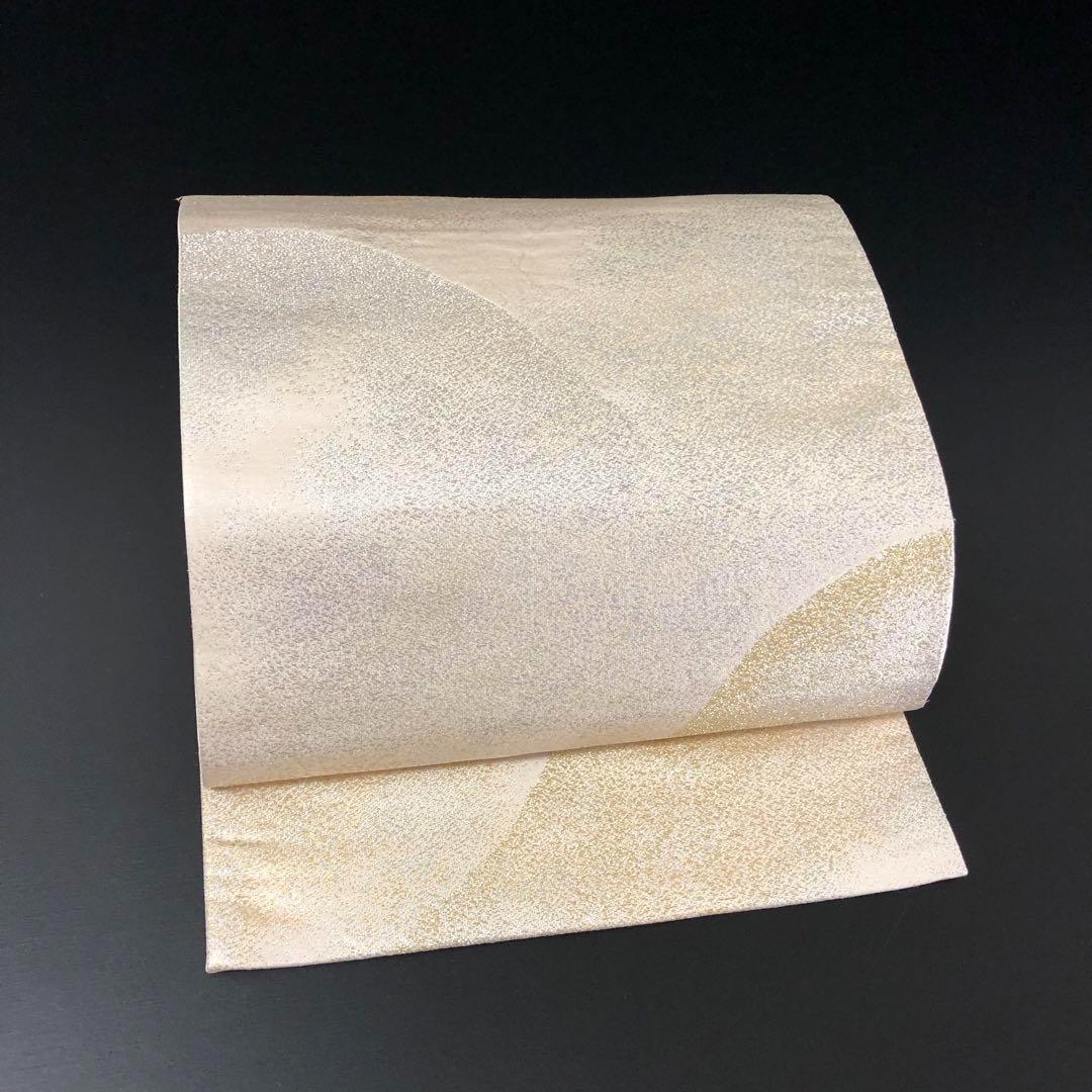 SO-680 SO-364 袋帯 六通 正絹 金銀糸 遠山文様 高級