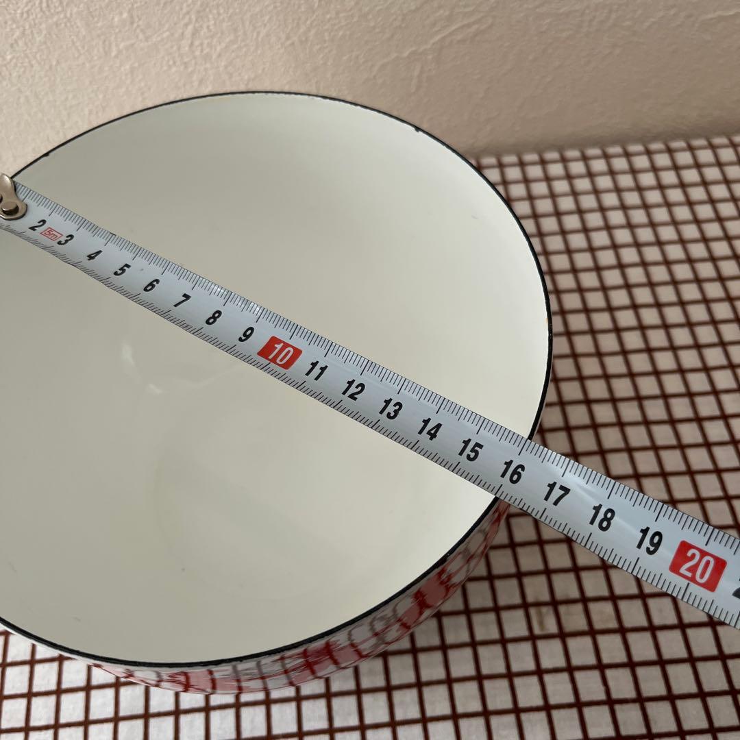 北欧ヴィンテージ　ARABIA アラビア FINELフィネル トムテ ホーロー