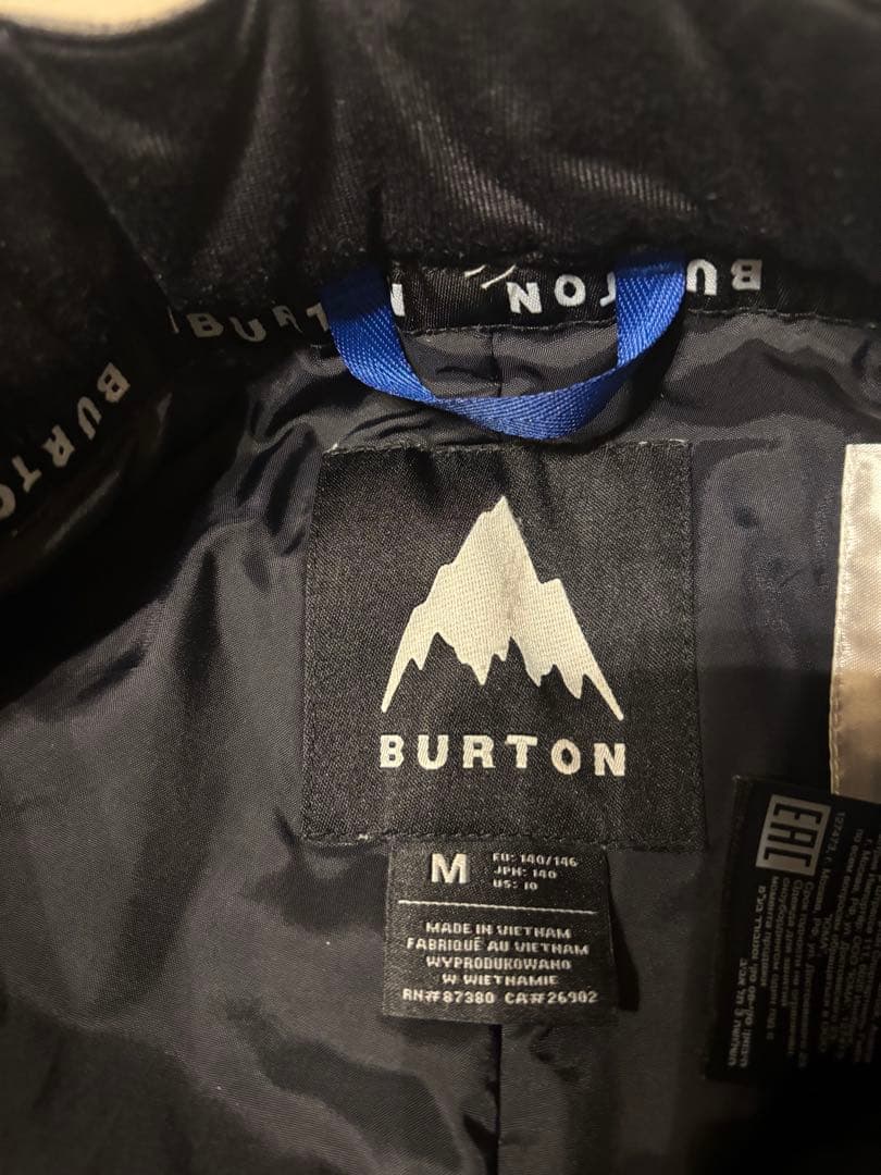 【美品】BURTON スノーボードウェア　キッズ　M 140cm