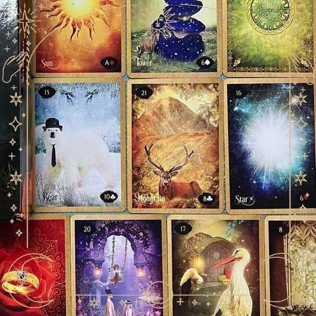 【正規品ルノルマンカード】神秘的な世界観の美麗カード✨海外人気✨魔法のルノルマン