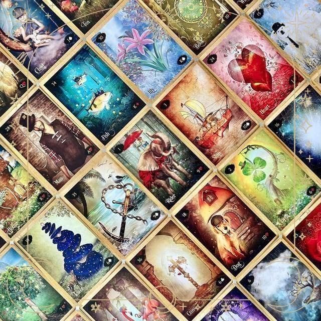 【正規品ルノルマンカード】神秘的な世界観の美麗カード✨海外人気✨魔法のルノルマン