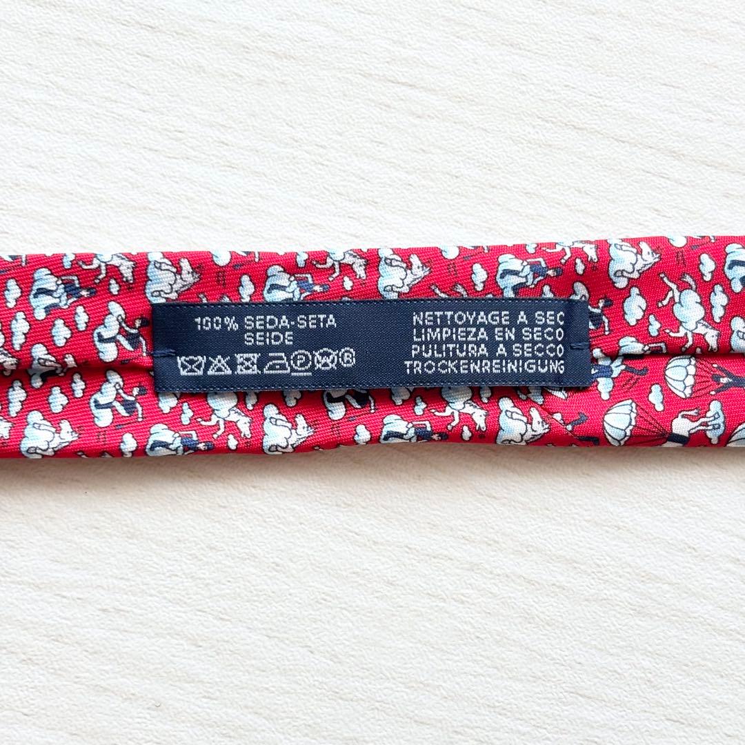 HERMES 雲 馬 騎手 ネクタイ DANS LES NUAGES 雲の中で