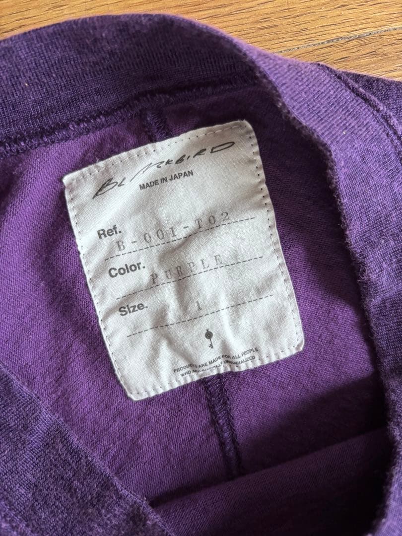 3*8様 Blackbird スリーブレスシャツ　紫　サイズ1