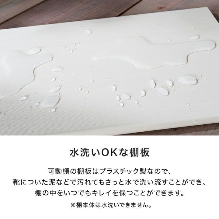 LOWYA 国産　シューズキャビネット