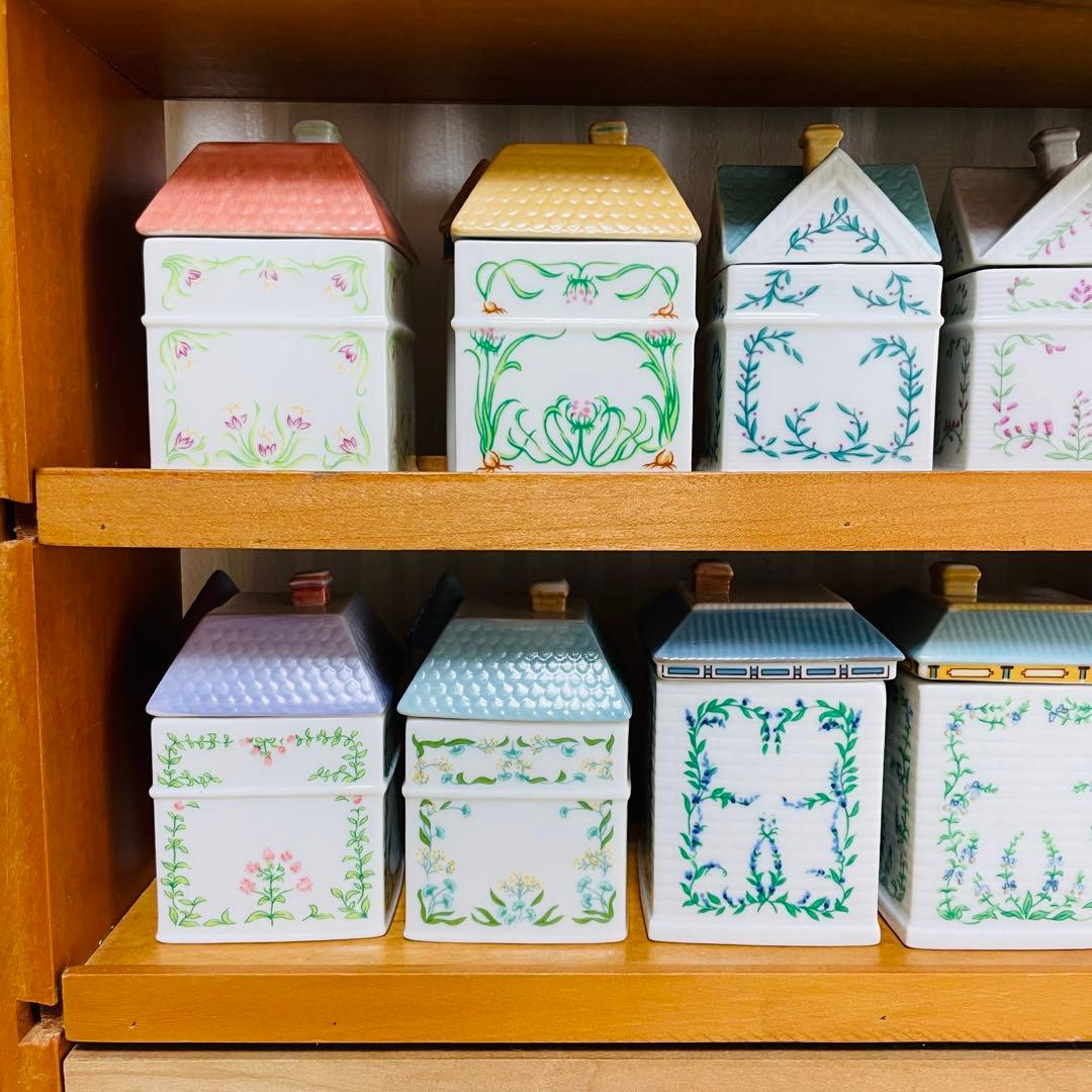 The Lenox Spice Village 24個セット 収納棚付