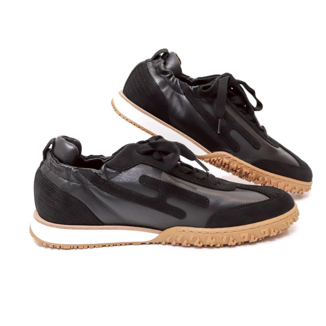 【未使用】エルメス HERMES ジェット スニーカー 黒 36 レディース