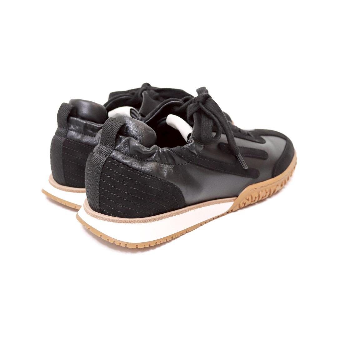 【未使用】エルメス HERMES ジェット スニーカー 黒 36 レディース