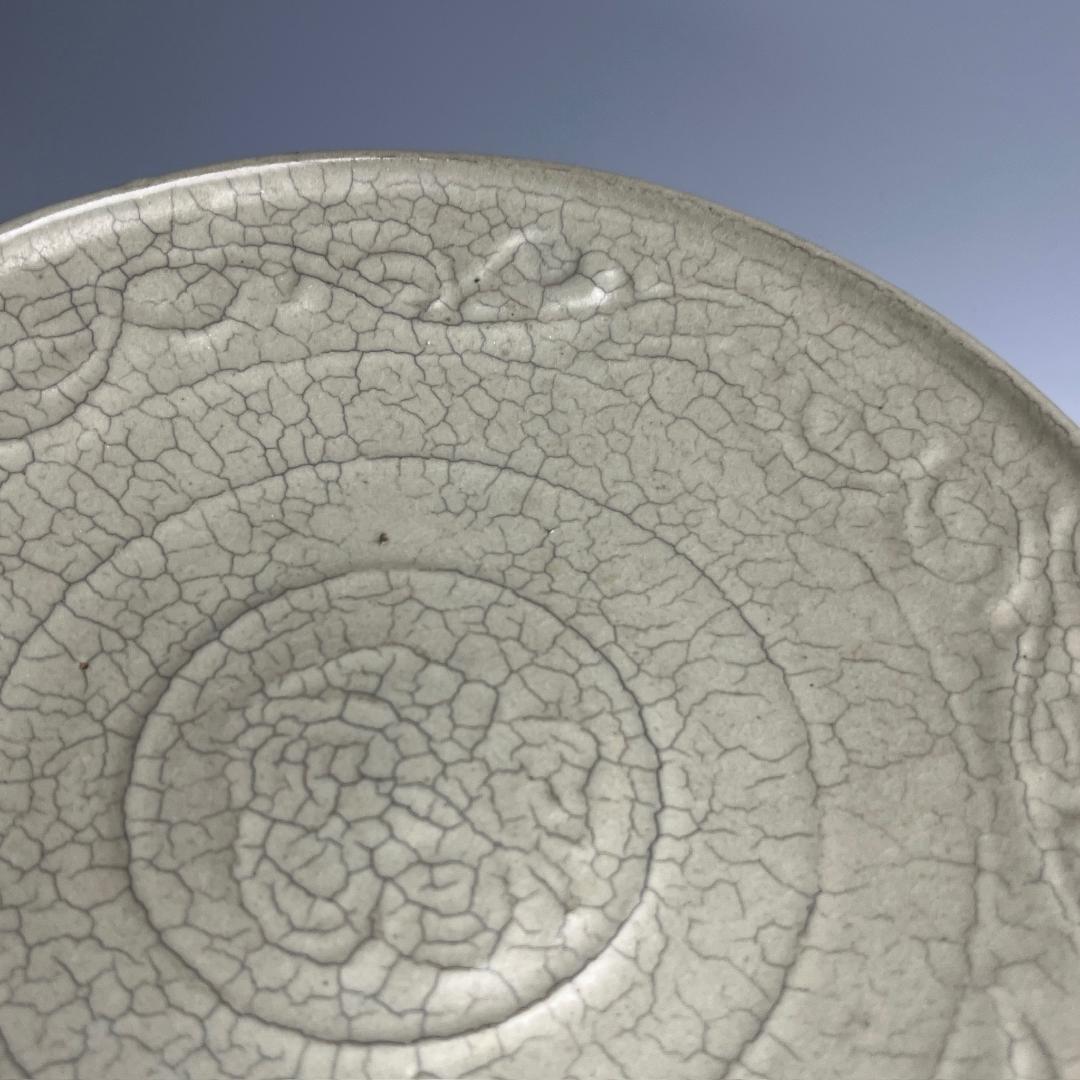 白磁盤 中国古玩 中国美術 唐物 擺件 372