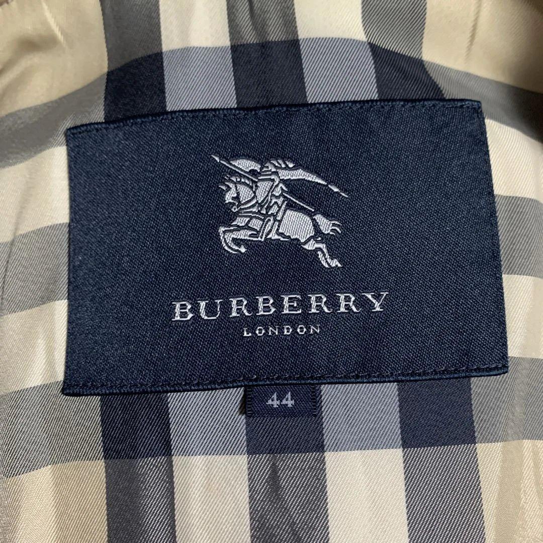 44サイズ バーバリーロンドン　ナイロン　ベージュ トレンチコート フード付き