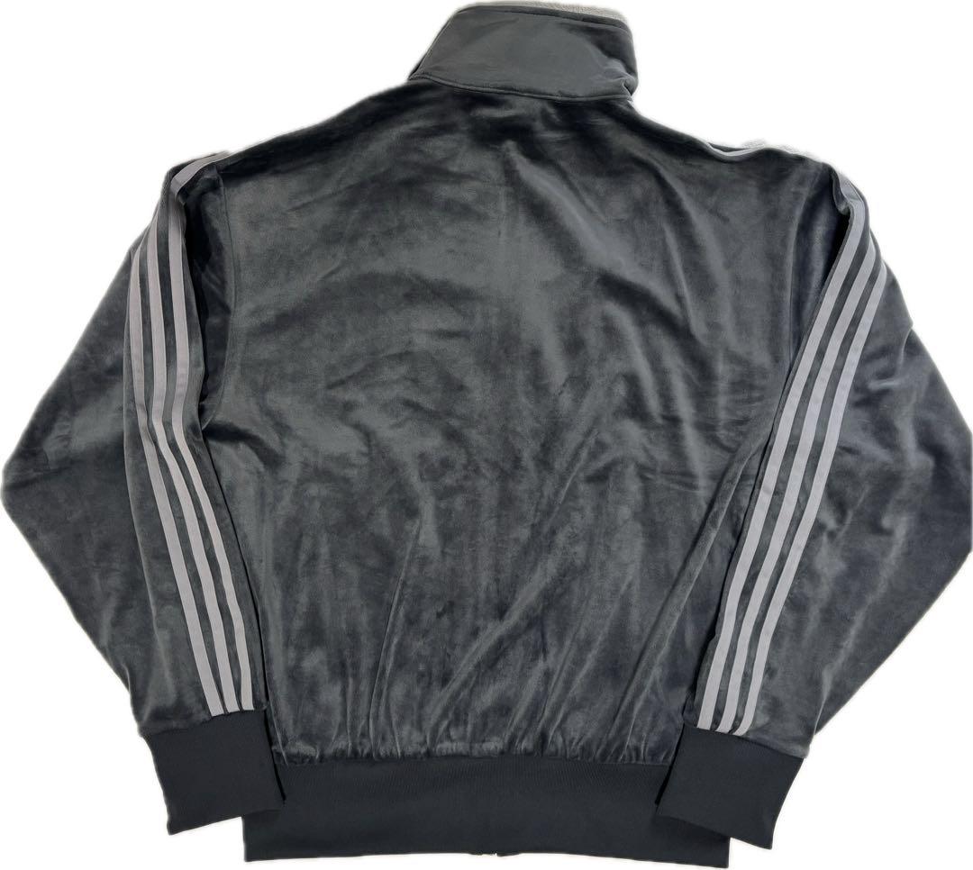 【希少ベロア】アディダス ファイヤーバード トラックジャケット S グレー