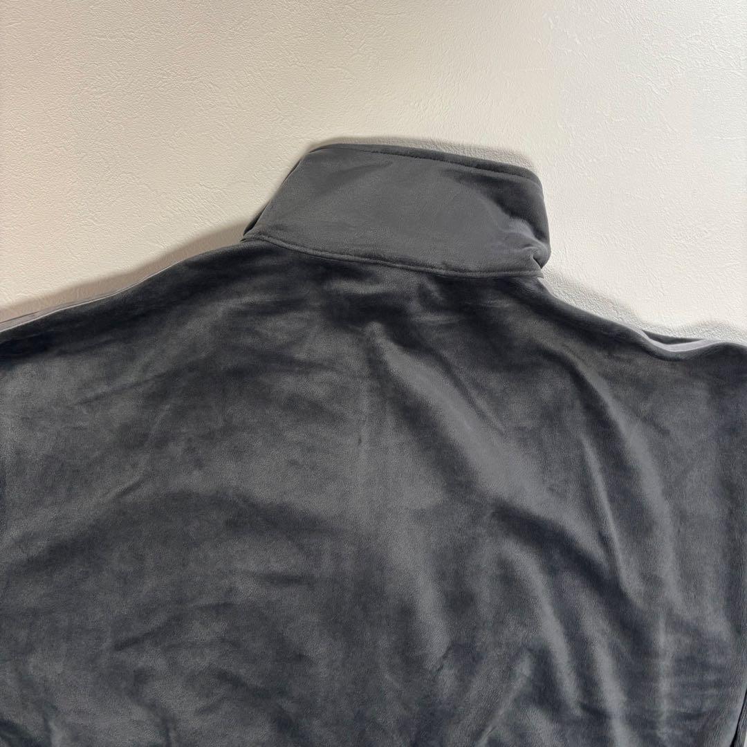 【希少ベロア】アディダス ファイヤーバード トラックジャケット S グレー