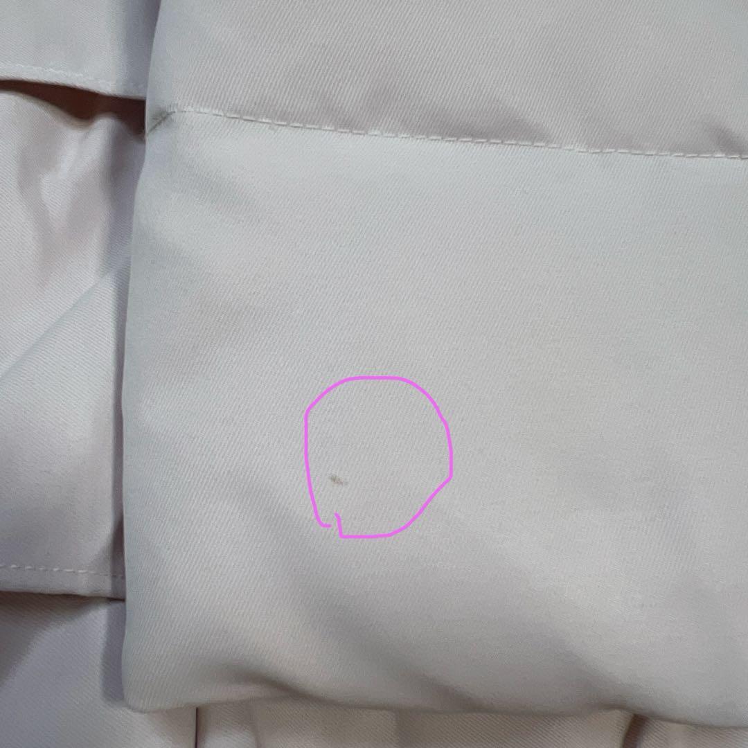 ギャラリービスコンティ　フリルダウンコート ピンク ビジューボタン