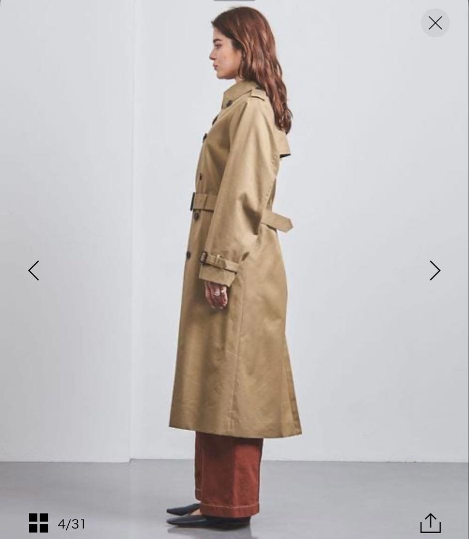 【美品】HYKE レギュラートレンチコート　サイズ2 ライナー付