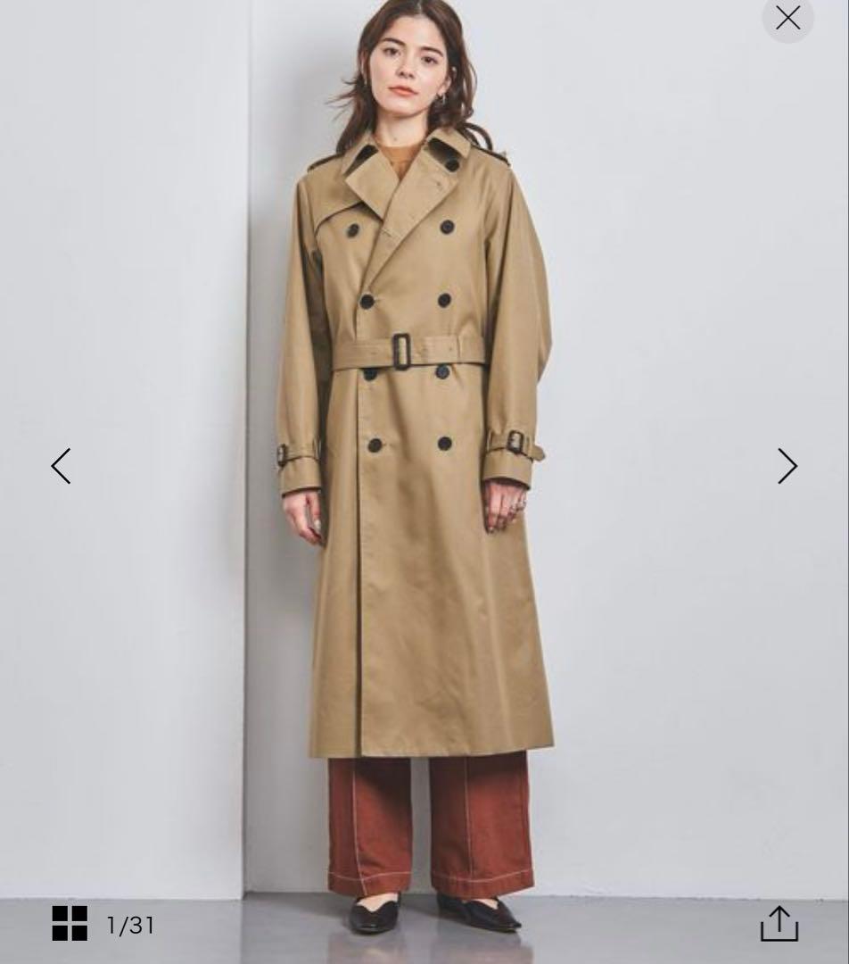 【美品】HYKE レギュラートレンチコート　サイズ2 ライナー付