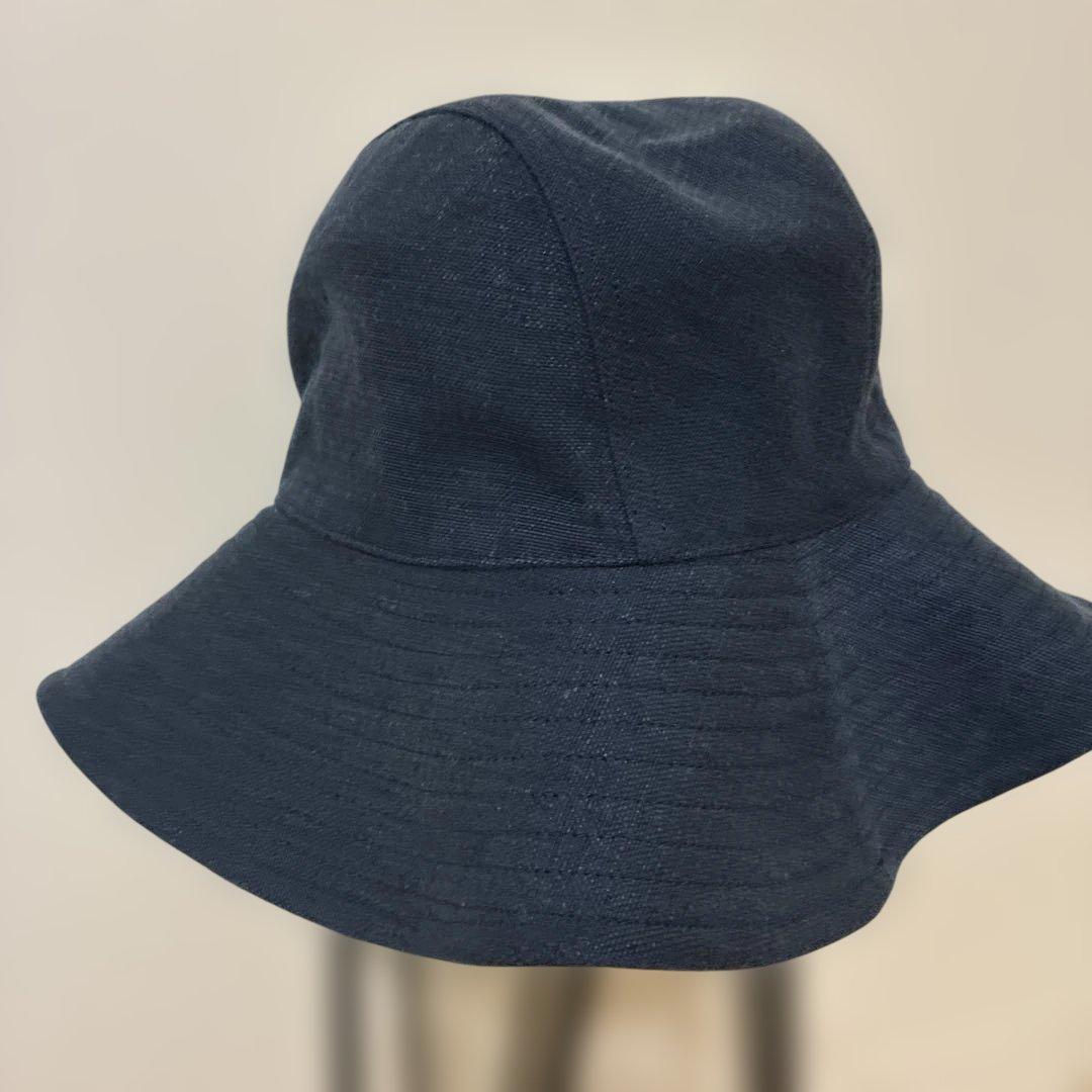エルメス　デニム　帽子　コレット　58サイズ