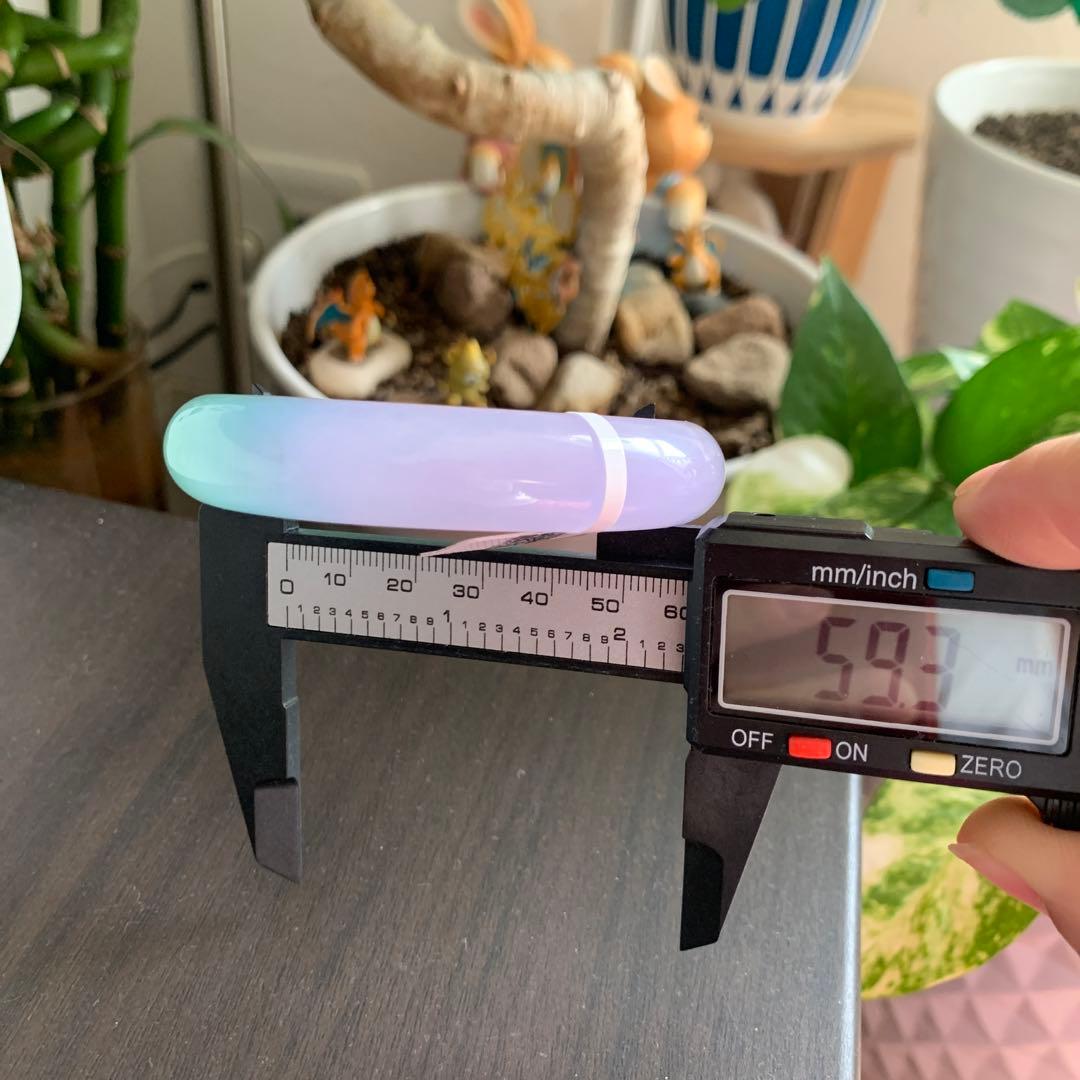 馬卡龍翡翠バングル