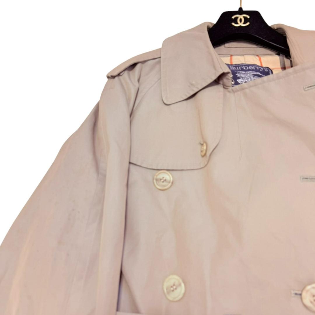 BURBERRY 腰ベルト ヴィンテージ コットン レディース トレンチコート