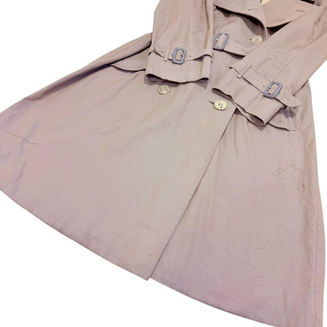 BURBERRY 腰ベルト ヴィンテージ コットン レディース トレンチコート