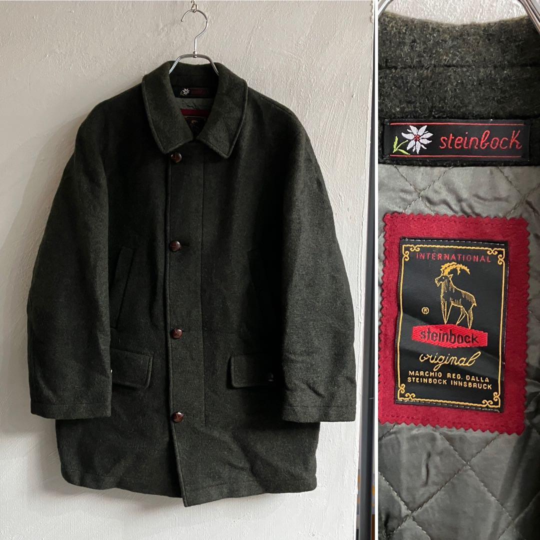 美品 Steinbock 包みぼたん ローデンジャケット コート