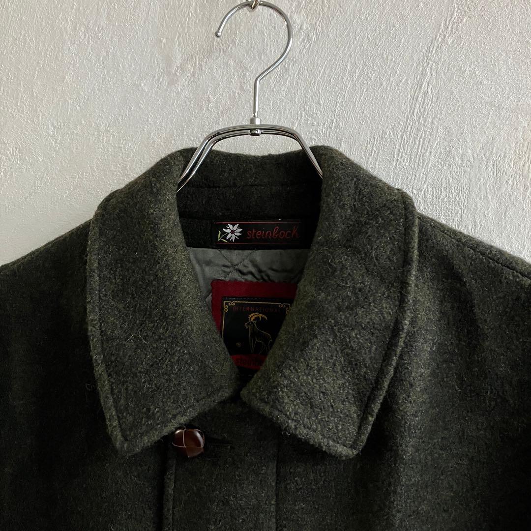 美品 Steinbock 包みぼたん ローデンジャケット コート