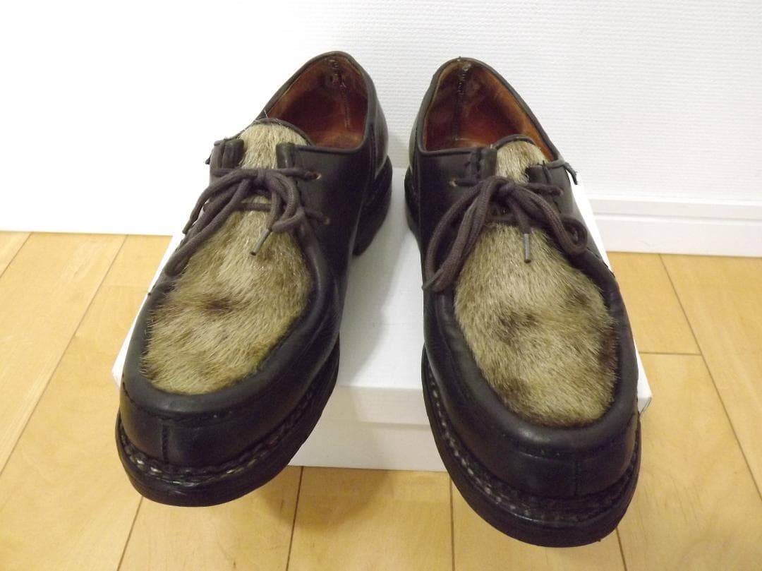 Paraboot　(パラブーツ)　フランス製　 レザー　ハラコ　ラバーソール