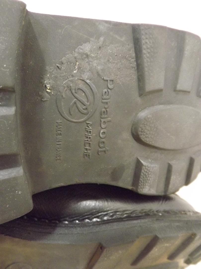 Paraboot　(パラブーツ)　フランス製　 レザー　ハラコ　ラバーソール