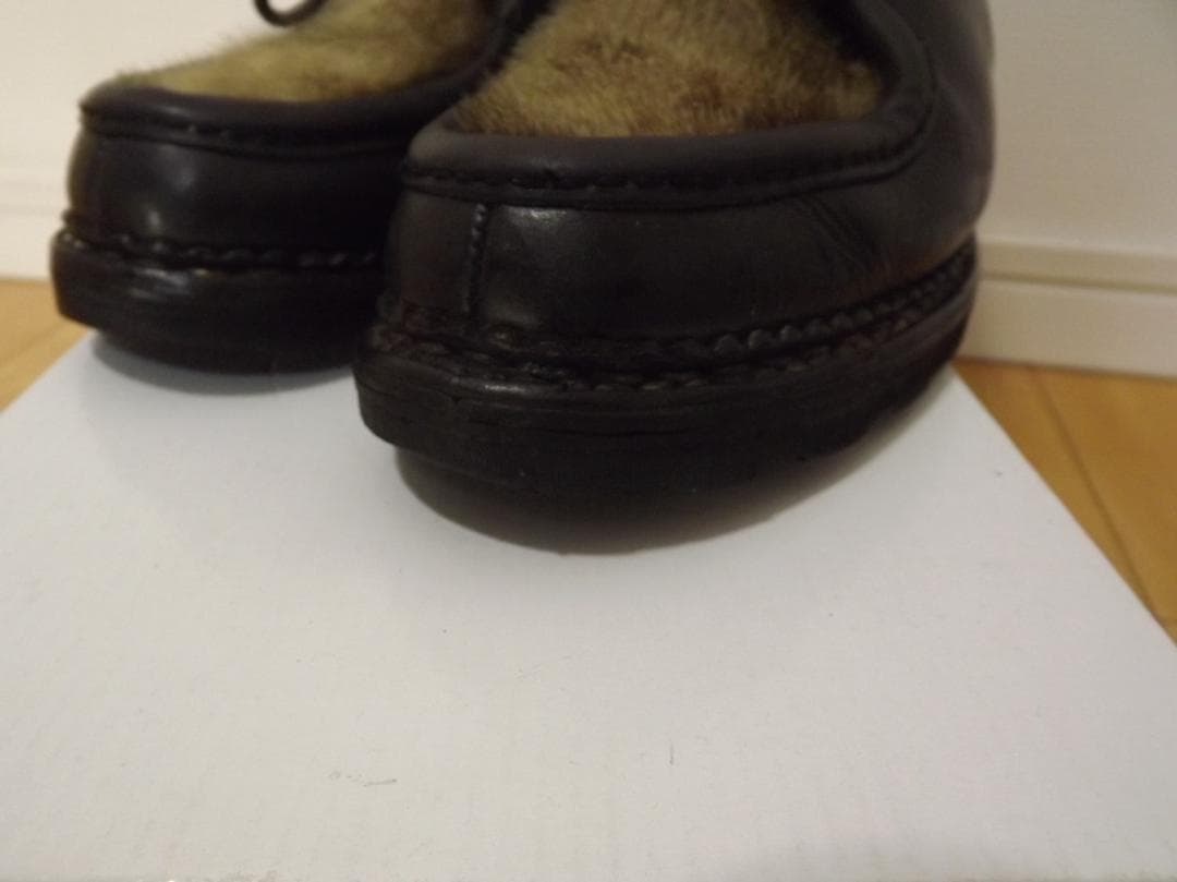 Paraboot　(パラブーツ)　フランス製　 レザー　ハラコ　ラバーソール