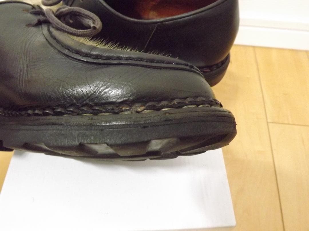 Paraboot　(パラブーツ)　フランス製　 レザー　ハラコ　ラバーソール