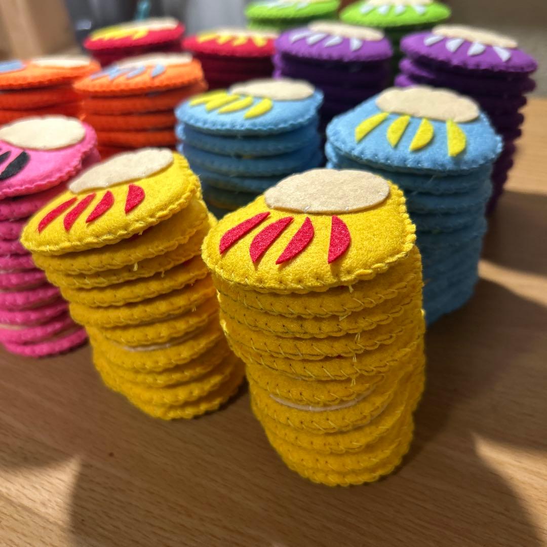 だるま　フェルトマグネット