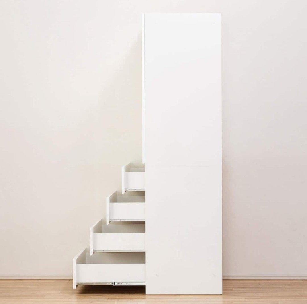 ニトリ　ワードローブ　ブレザータンス(ポルテD 80BC WH)　6月1週目発送