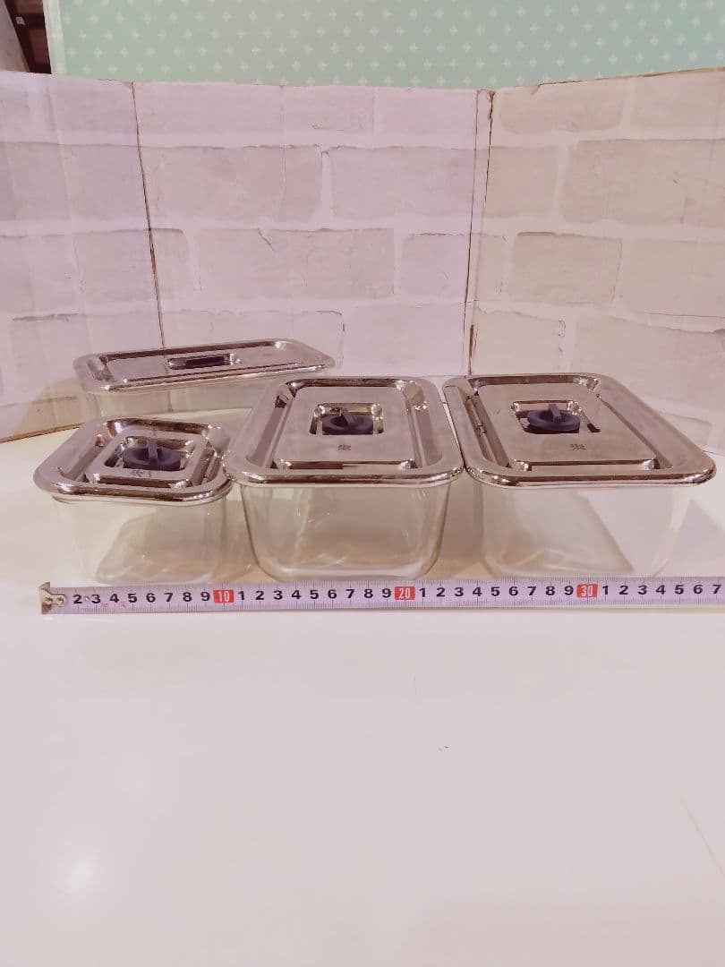 ヴェ一エムエフ　トップサ一ブ　保存容器　角型4点セット